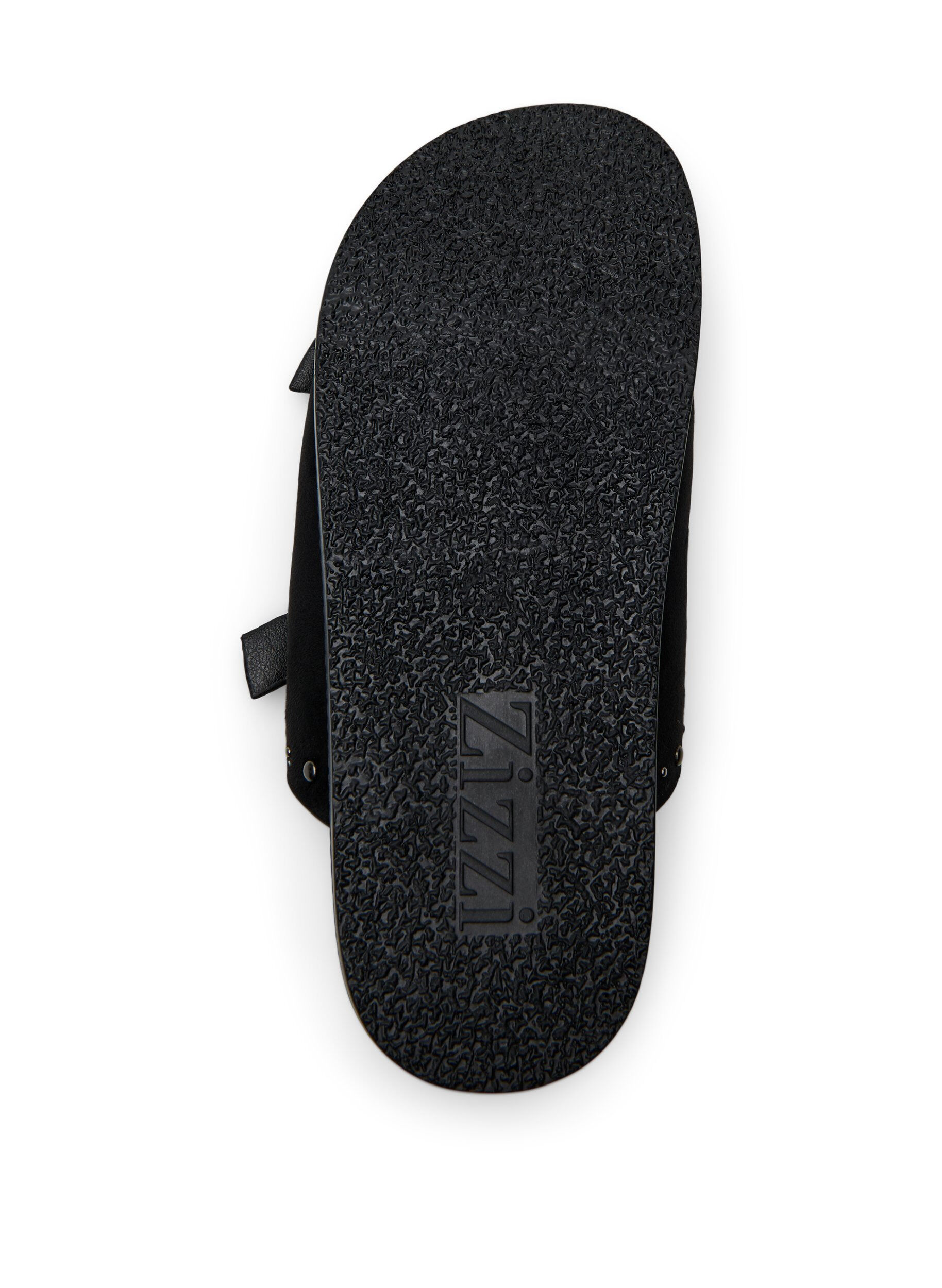 Zizzi Wide fit - Sandal med nitar, Svart, Packshot image number 4
