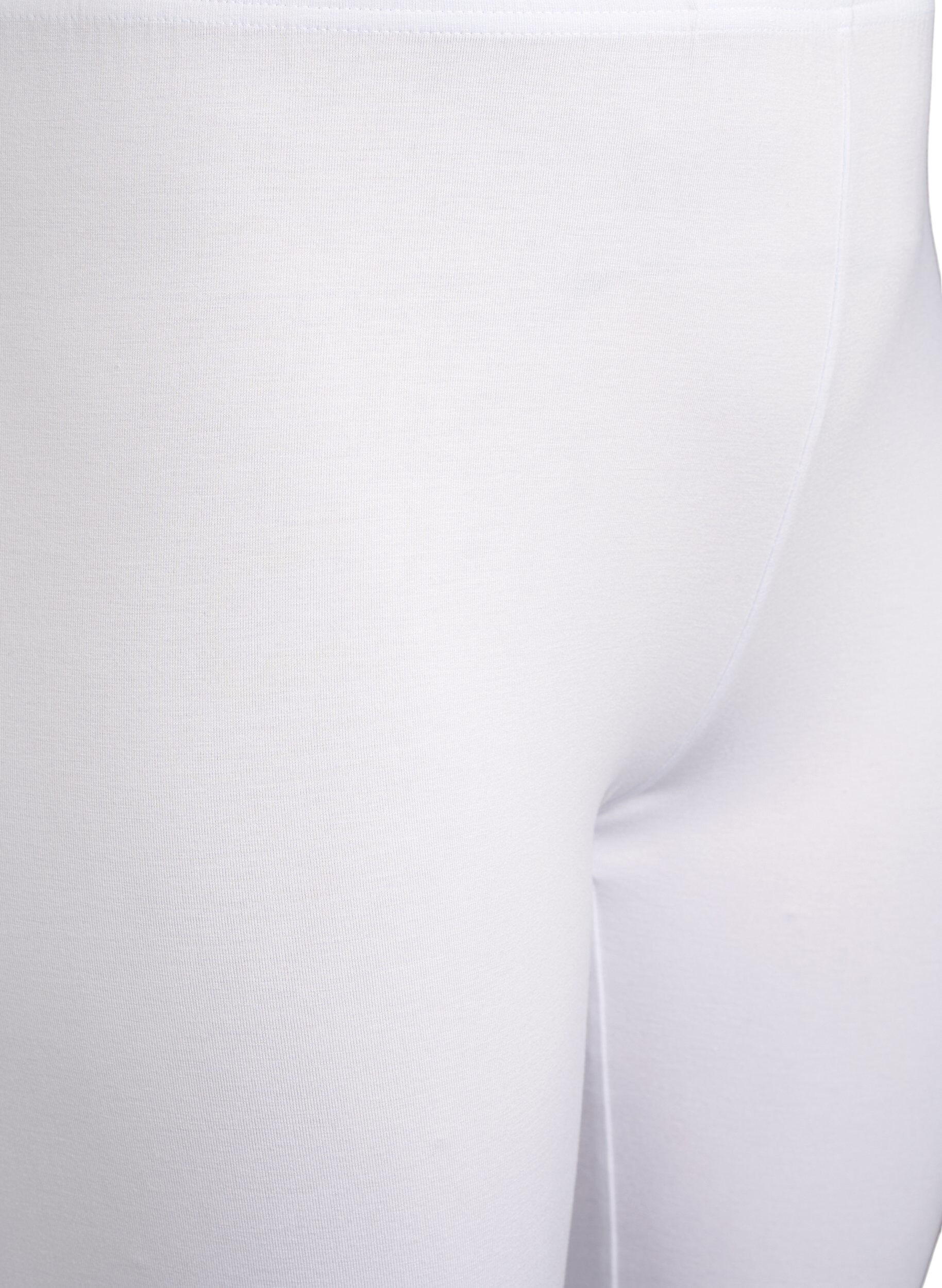 Zizzi3/4 bas-leggings, Vit, Packshot image number 2