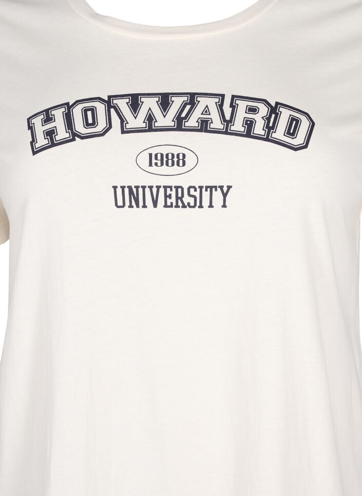 T-shirt i bomull med textmotiv, Antique W. W. Howard, Packshot image number 2