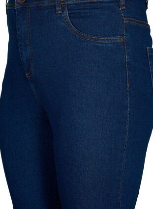 FLASH - Högmidjade jeans med bootcut, Blue denim, Packshot image number 2
