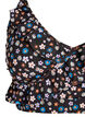 Bikinitopp med blommigt tryck och volangdetaljer, Brun, Packshot image number 2