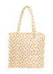Shoppingv&auml;ska med dragkedja, Gul, Packshot image number 1