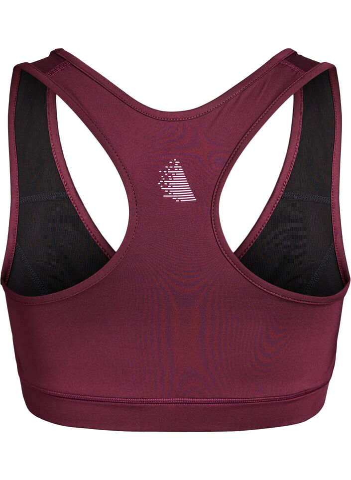 Sport-BH med racerback, R&ouml;d, Packshot image number 1
