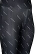 Texttryck leggings, Black Radiance, Packshot image number 2