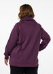 FLASH - Sweatshirt med hög krage, Plum Perfect, Model image number 1