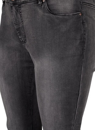 Viona jeans med normal midja, Dark Grey Denim, Packshot image number 2