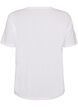 T-shirt med tryck, Vit, Packshot image number 1
