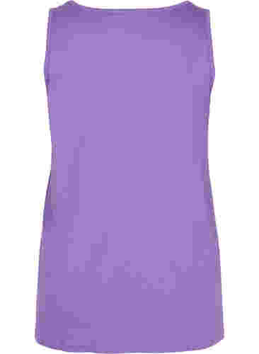 Topp med a-linjeform och rund hals, Deep Lavender, Packshot image number 1