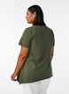 T-shirt med rund hals och A-linjeform, Gr&ouml;n, Model image number 2