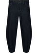 Barrel fit-jeans med h&ouml;g midja, Bl&aring;, Packshot image number 0