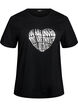 T-shirt med tryck, Svart, Packshot image number 0