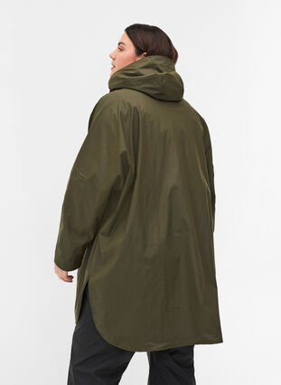 Regnponcho med huva, Forest Night, Model image number 1