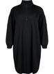 Sweatshirtklänning i modalmix med hög hals, Black, Packshot image number 0