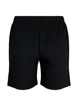 Shorts i modalmix med fickor, Black, Packshot image number 1