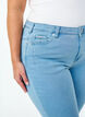 Cropped Amy jeans med blixtl&aring;s, Bl&aring;, Model image number 3
