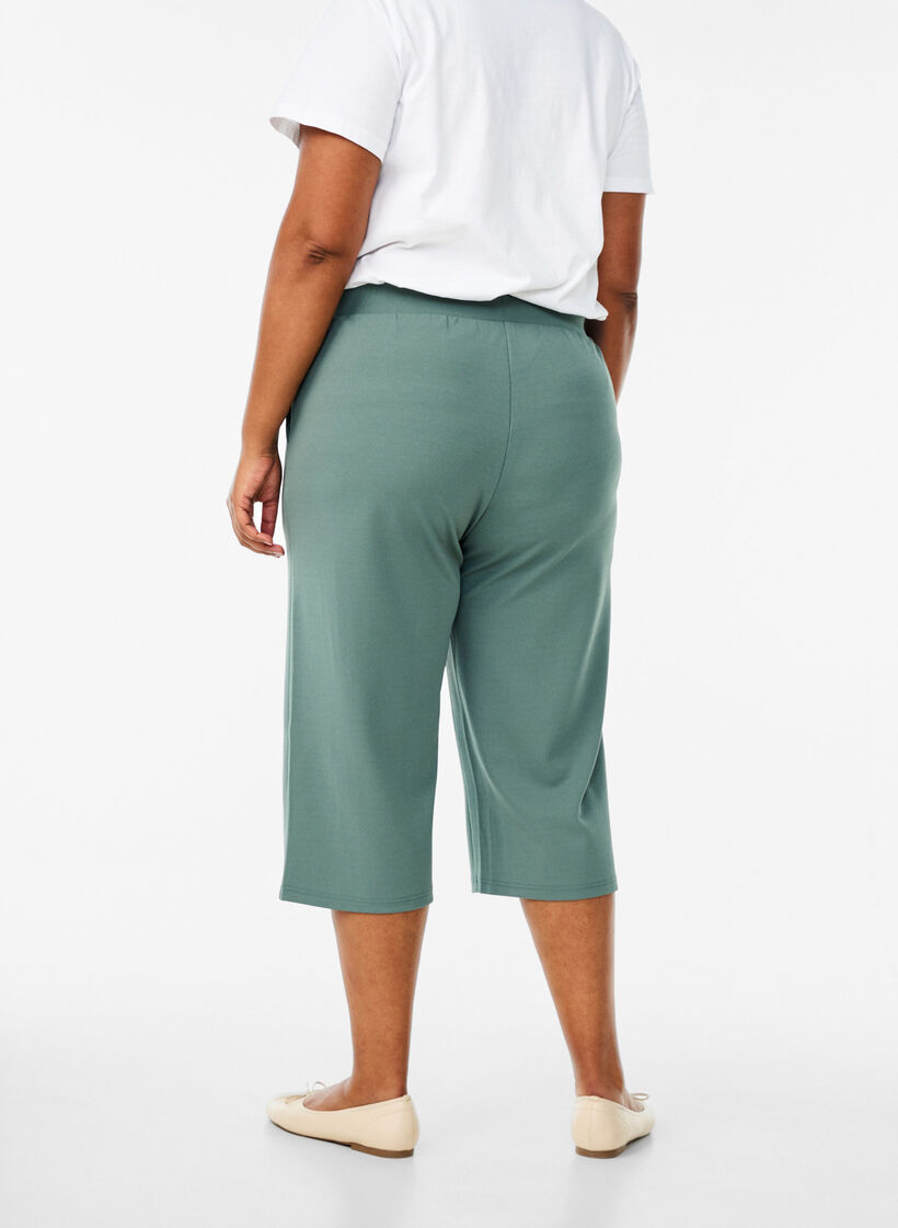 FLASH - Högmidjade knickers med lös passform, Grön, Model image number 1