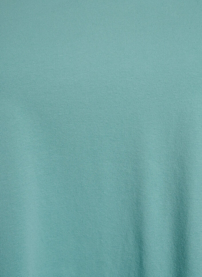 Enf&auml;rgad bas-t-shirt i bomull, Gr&ouml;n, Packshot image number 2