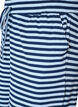 Randiga pyjamasbyxor med h&ouml;g midja och vida ben, Bl&aring;, Packshot image number 2