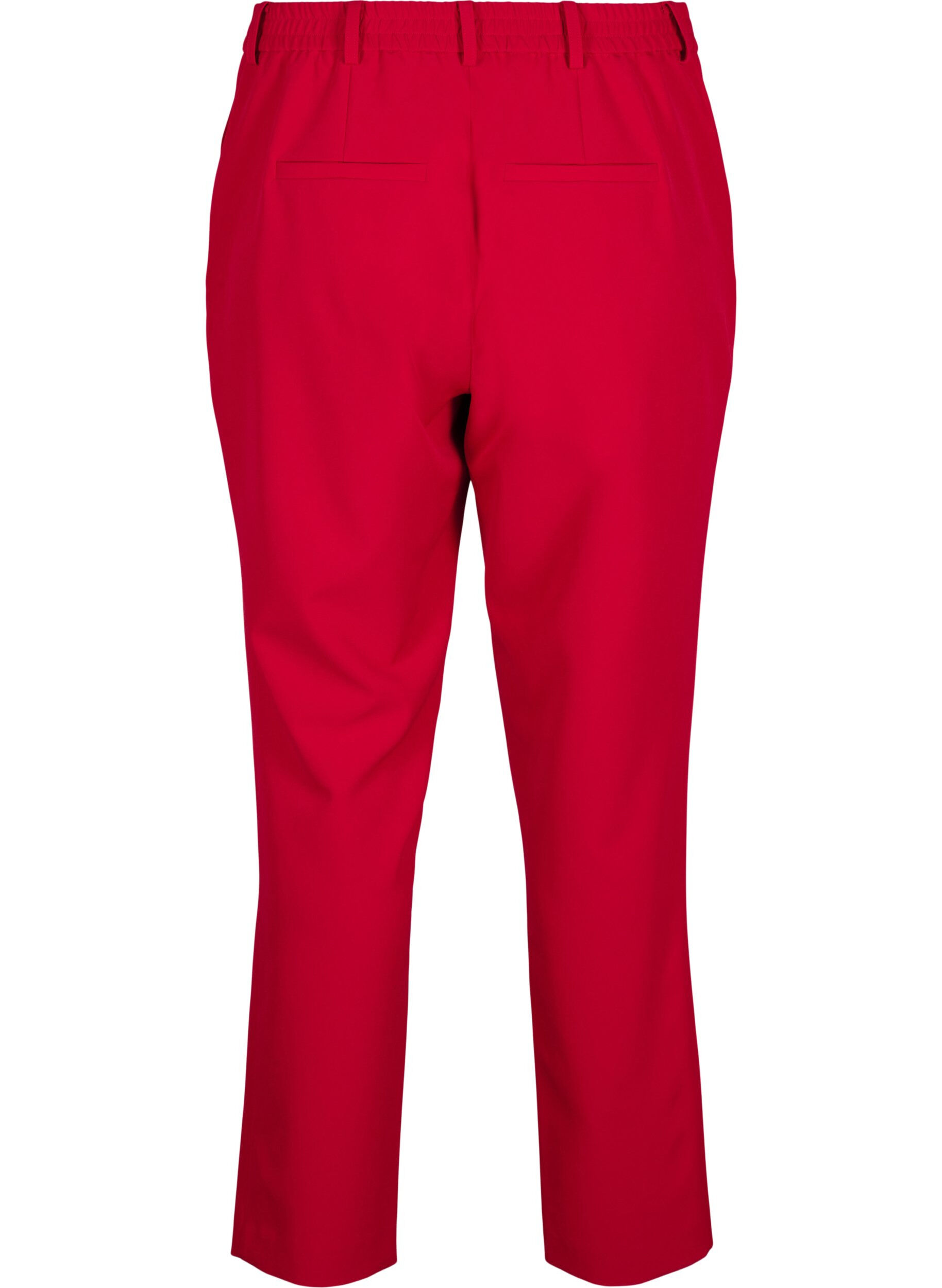 ZizziKostymbyxor med fickor, Tango Red, Packshot image number 1