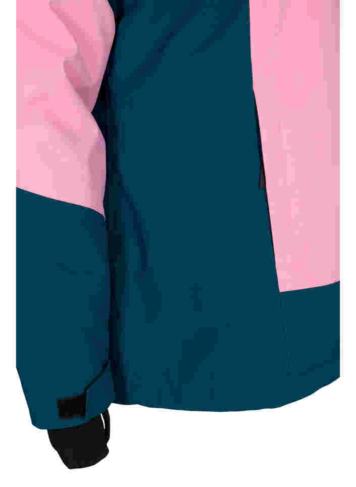 Skidjacka med avtagbar huva, Sea Pink Comb, Packshot image number 3
