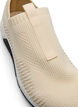 Sneakers i stretchigt stickat material, Beige, Packshot image number 3