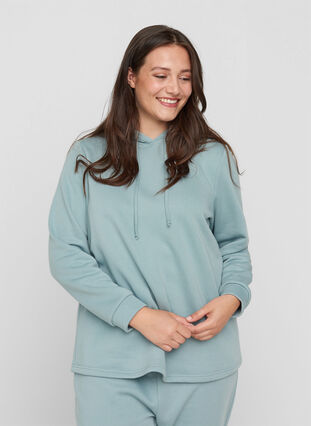 Sweatshirt med huva, Arona, Model image number 0