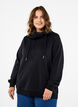 FLASH - Sweatshirt med hög krage, Black, Model image number 0