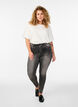 Supersmala Amy-jeans med h&ouml;g midja, Gr&aring;, Model image number 0