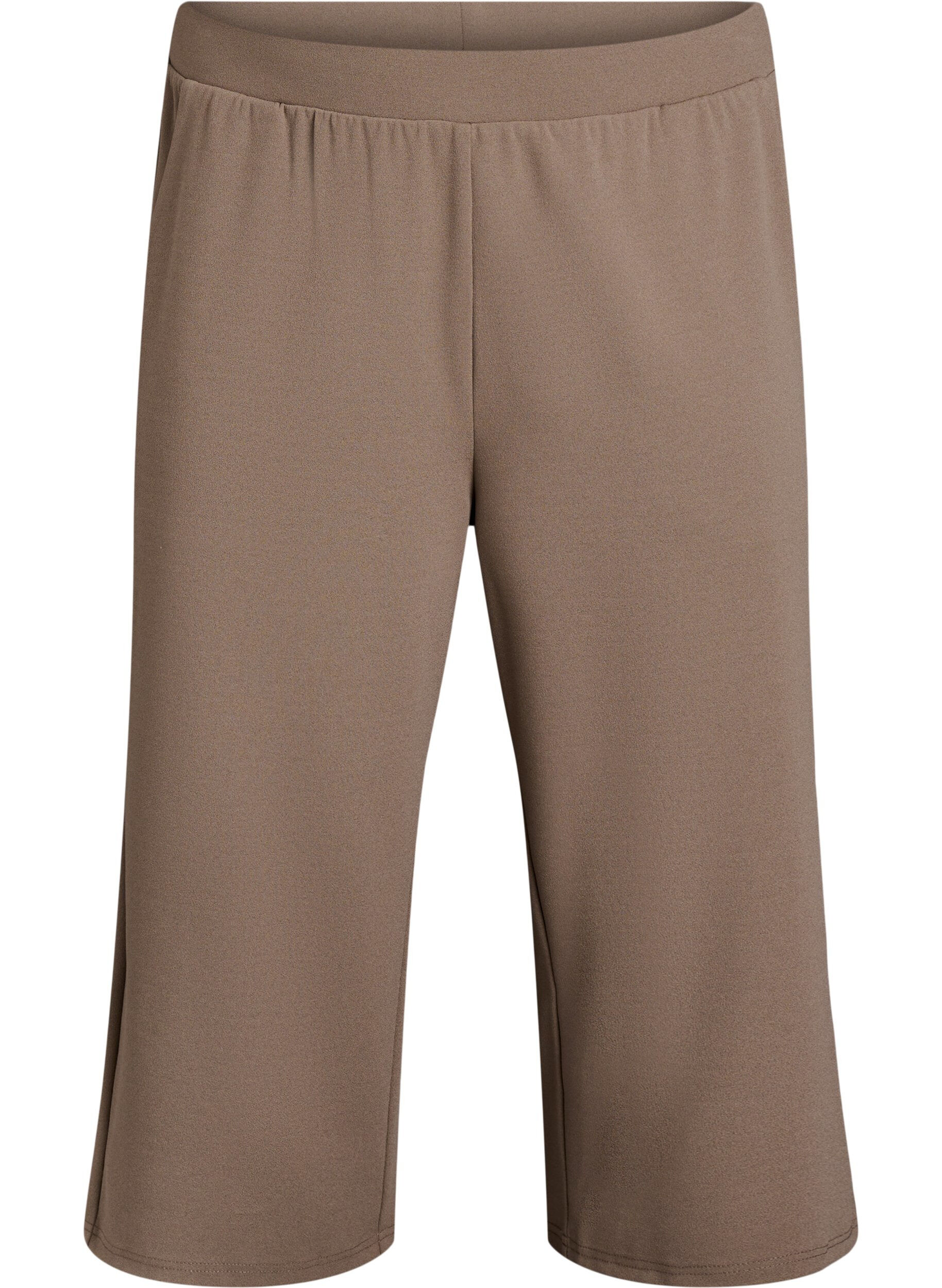 Zizzi FLASH - H&ouml;gmidjade knickers med l&ouml;s passform, Brun, Packshot image number 0