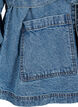 Jeansjacka med knytskärp, Blue Denim, Packshot image number 3