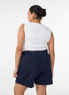 Shorts med fickor och l&ouml;s passform, Bl&aring;, Model image number 2