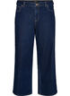 Myra jeans med h&ouml;g midja och bred passform, Bl&aring;, Packshot image number 0