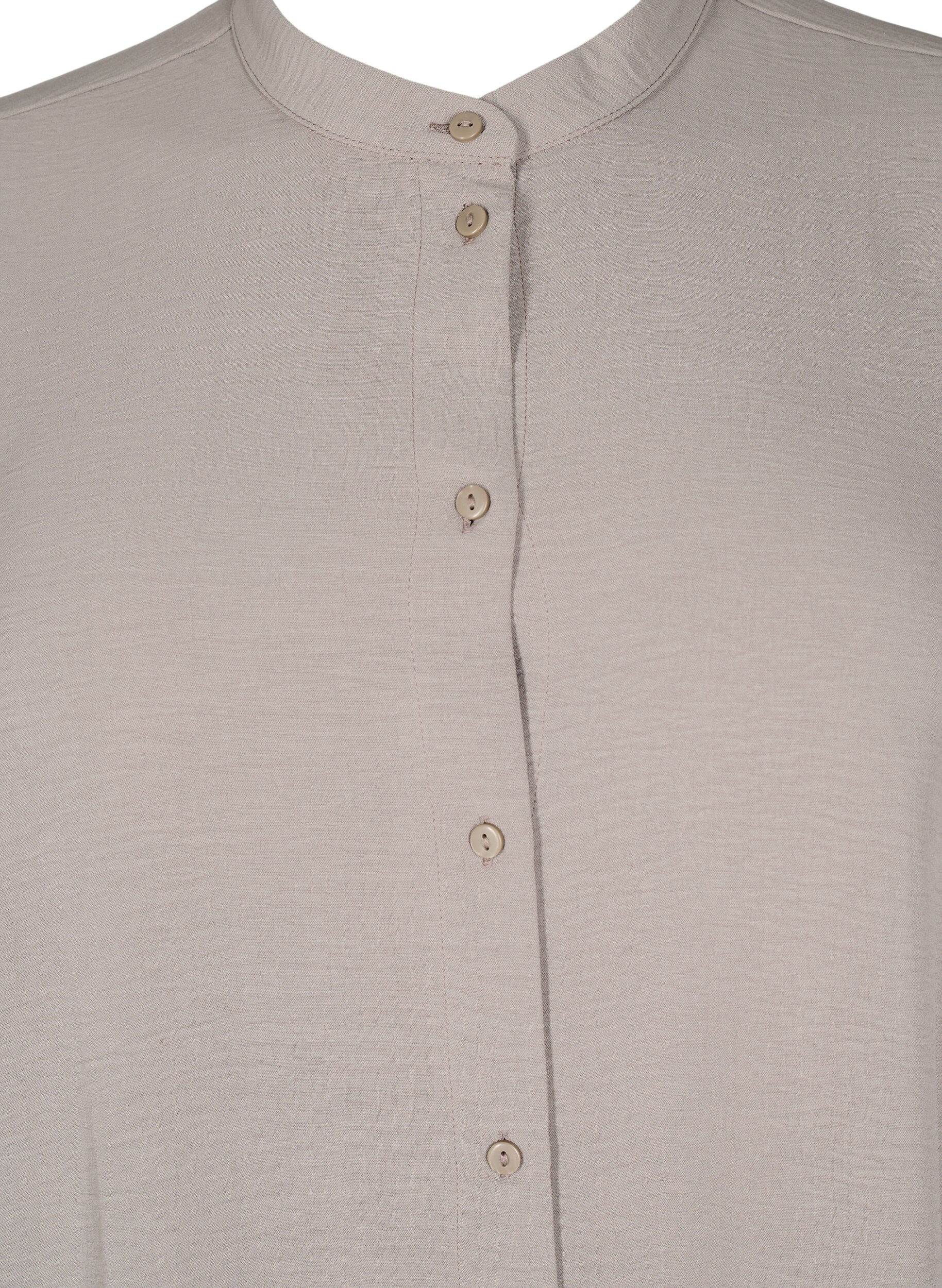 Zizzi FLASH - Tunika med 3/4-&auml;rmar, Beige, Packshot image number 2