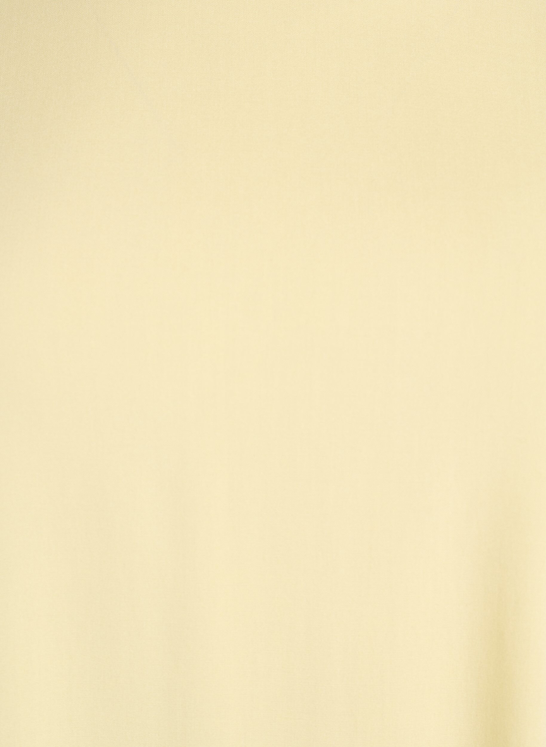 Zizzi Kort&auml;rmad v&auml;vd blus med rund hals, Gul, Packshot image number 2