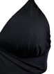 Bikinitopp med avtagbara pads och knytband i ryggen, Svart, Packshot image number 2