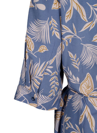 FLASH – Skjortklänning med tryck, Delft AOP, Packshot image number 3