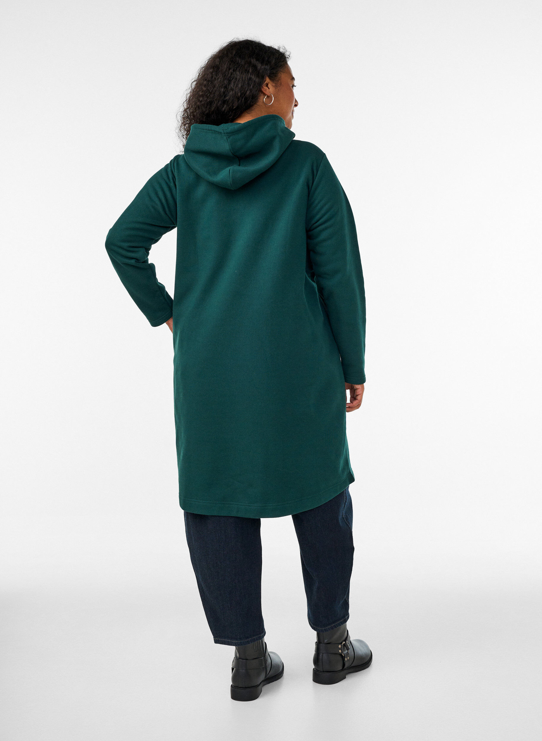ZizziSweatshirtkl&auml;nning med huva och fickor, 0648, Model image number 1