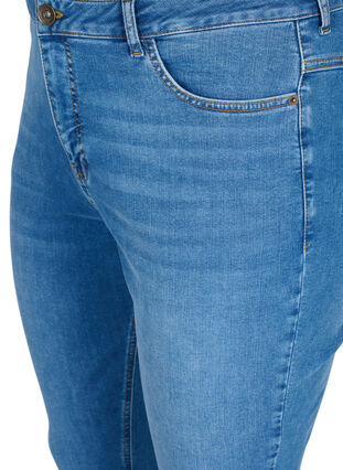 Bea jeans med extra hög midja, Blue denim, Packshot image number 2
