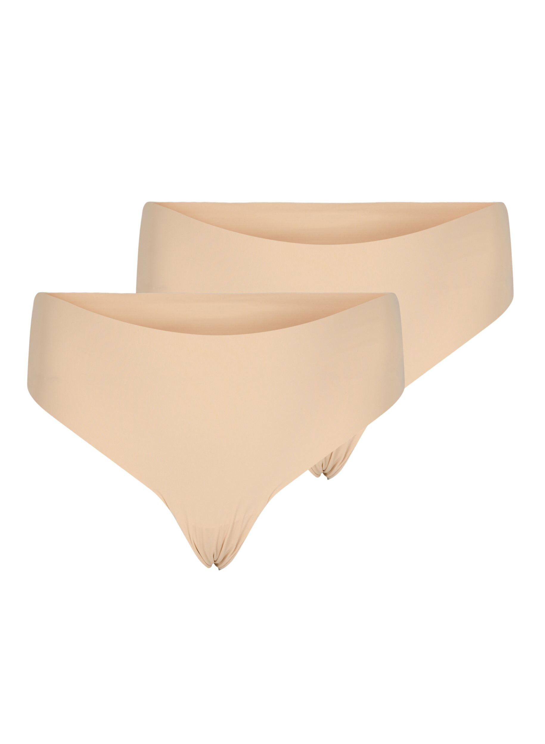 Zizzi 1-pack invisible g-string, Beige, Packshot image number 0