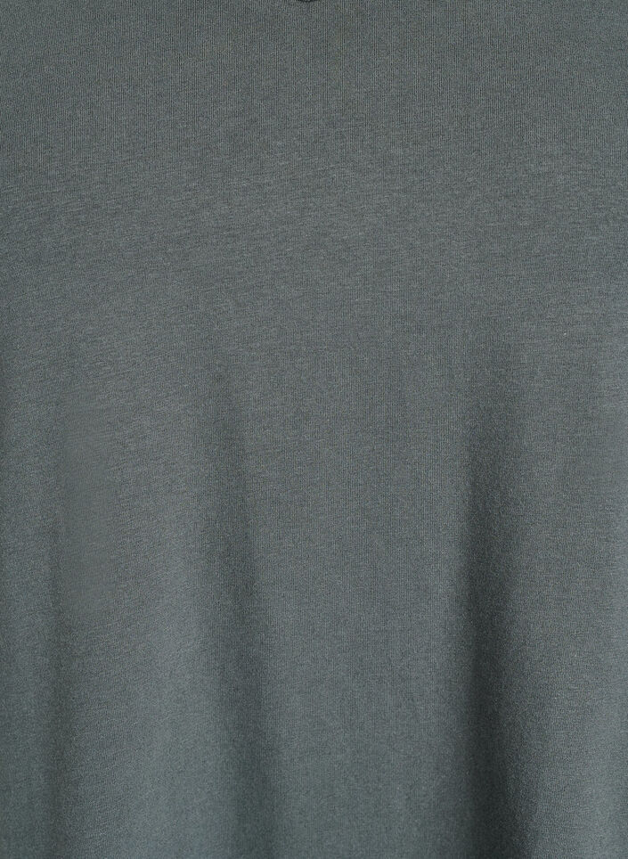 Enf&auml;rgad bas-t-shirt i bomull, Gr&ouml;n, Packshot image number 2