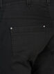 Caprijeans med smal passform och fickor, Svart, Packshot image number 3