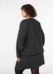 Jacka i boucl&eacute; med guldf&auml;rgade knappar, Svart, Model image number 2