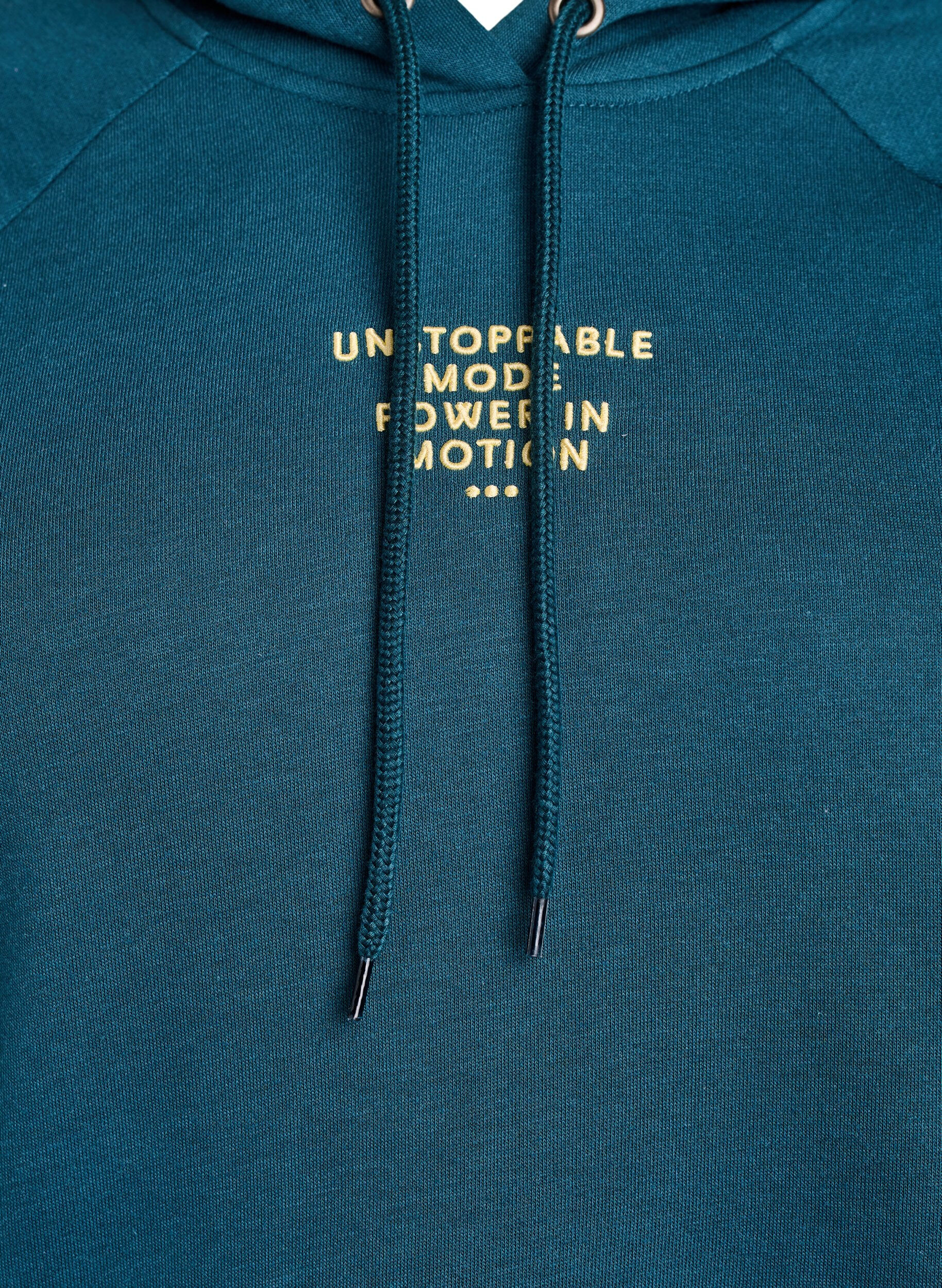 ZizziHuvtr&ouml;ja med broderat motiv framtill, Gr&ouml;n, Packshot image number 2