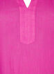 Tunika i bomull med V-ringning, Rosa, Packshot image number 2