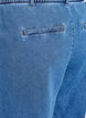 Jeans med l&ouml;s passform, res&aring;r och dragsko, Bl&aring;, Packshot image number 3