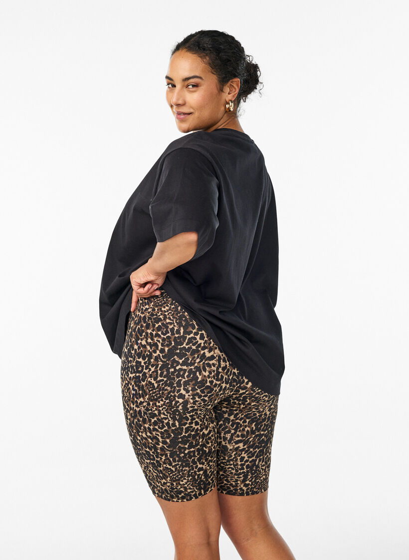 2-pack cykelbyxor, Brun, Model image number 2