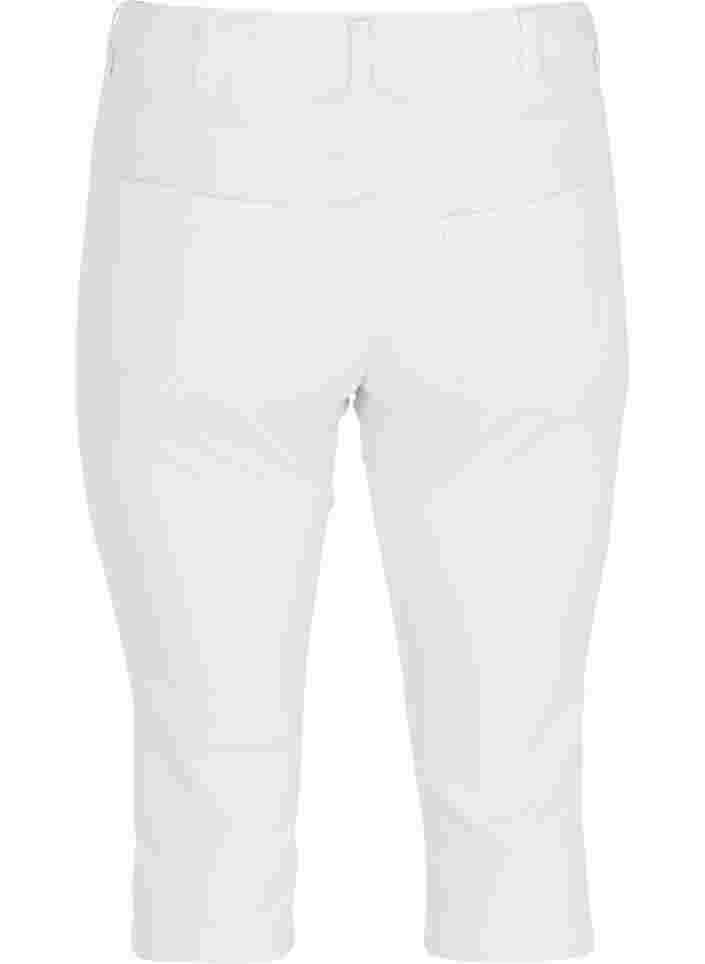 Slim fit Emily capri-jeans, Bright White, Packshot image number 1