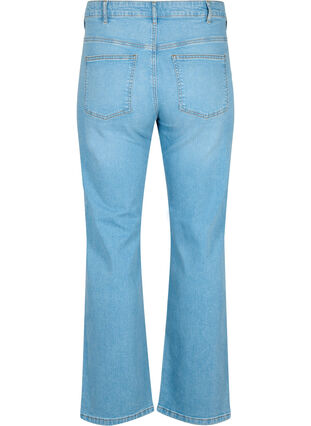Gemma-jeans med hög midja och rak passform, Light blue, Packshot image number 1