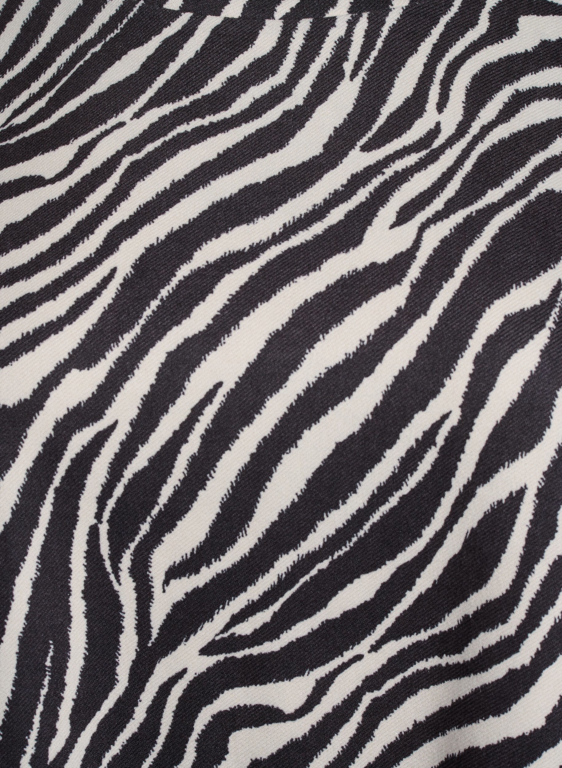 Zizzi Kort a-linjeformad kl&auml;nning med 7/8-&auml;rmar, Svart, Packshot image number 2