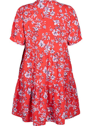 FLASH - A-linjeformad klänning med tryck, Poinsettia Flower, Packshot image number 1